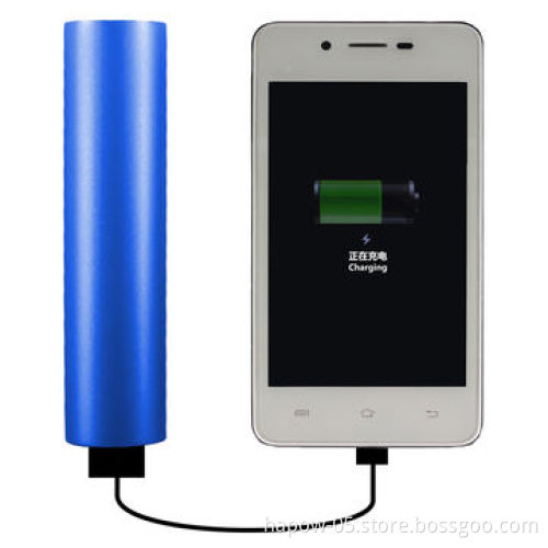 Cylinder mini speaker for iPhone 6 and iPod touch, with built-in power banks, 2600/3500/4000/4500mAh